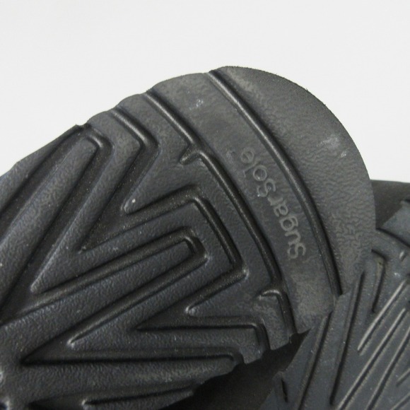 UGG Plush Platform Ankle Boots Women 11 Black Wool Mini Ultra Patent Y2K 942 - Picture 10 of 13